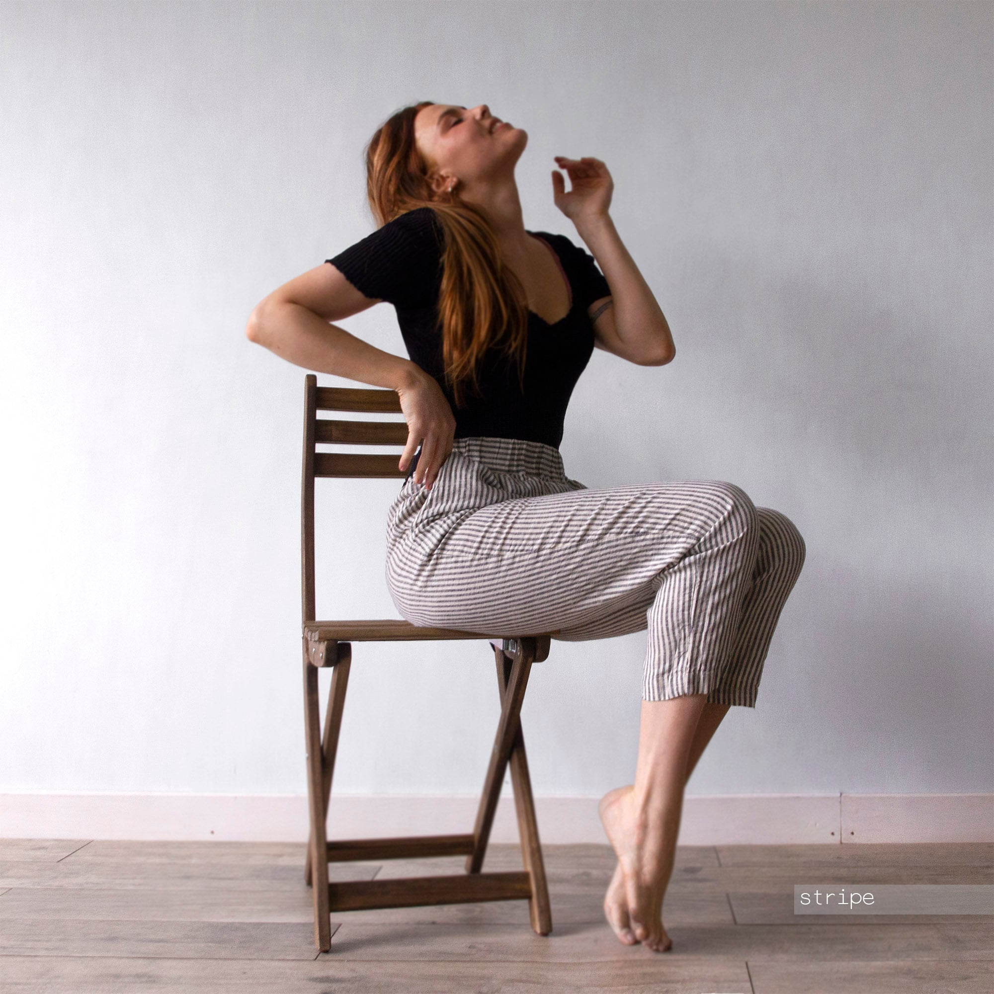 Handmade Linen Trousers: Straight Leg Organic Pants