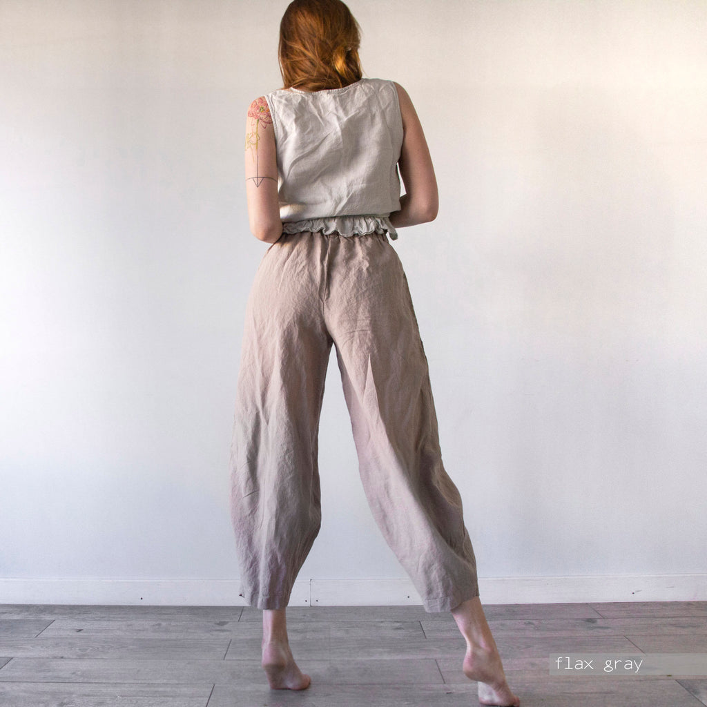 Baggy Linen Pants: Turkish Style, Relaxed Fit
