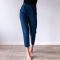 Handmade Linen Trousers: Straight Leg Organic Pants