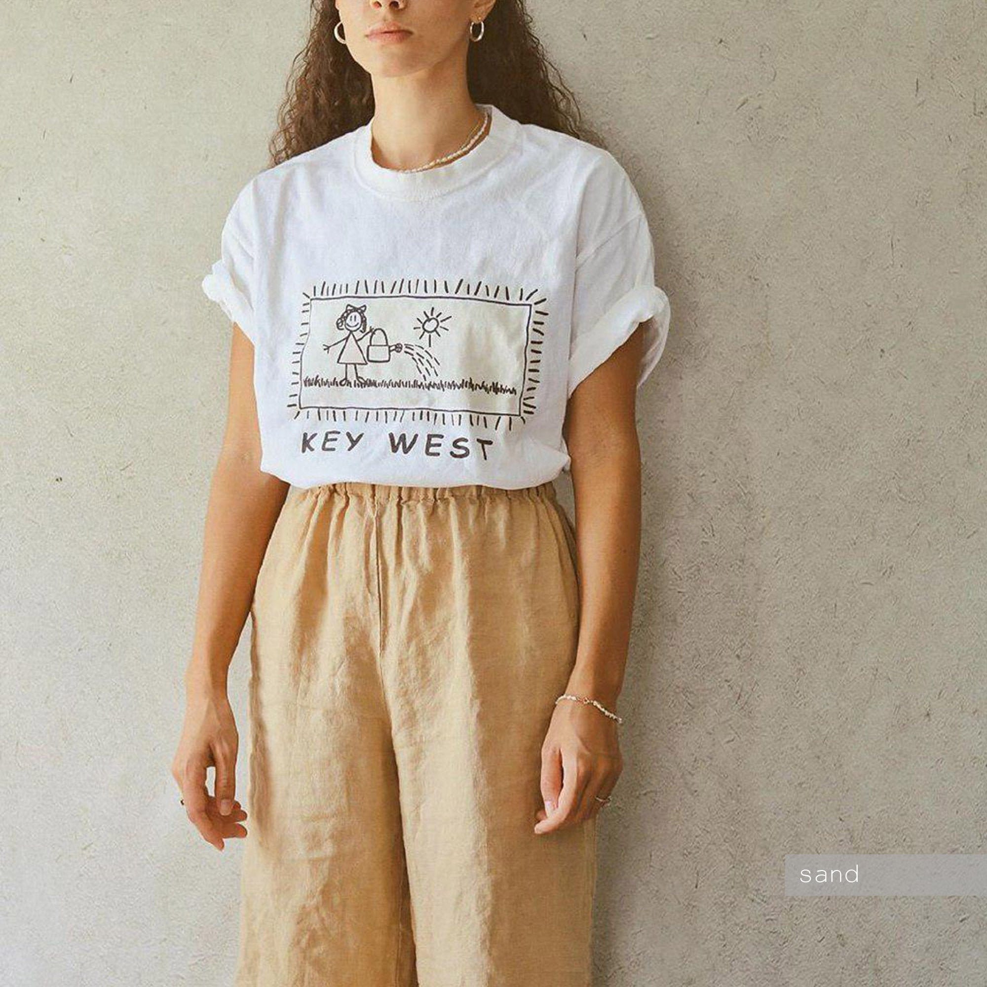 Wide Linen Culottes: Handmade Soft Relaxed Fit Pants